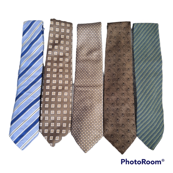 Other - 2X30$ Ties Hugo boss / Giorgio Armani / Dormeuil / Polifroni Milano / Serica